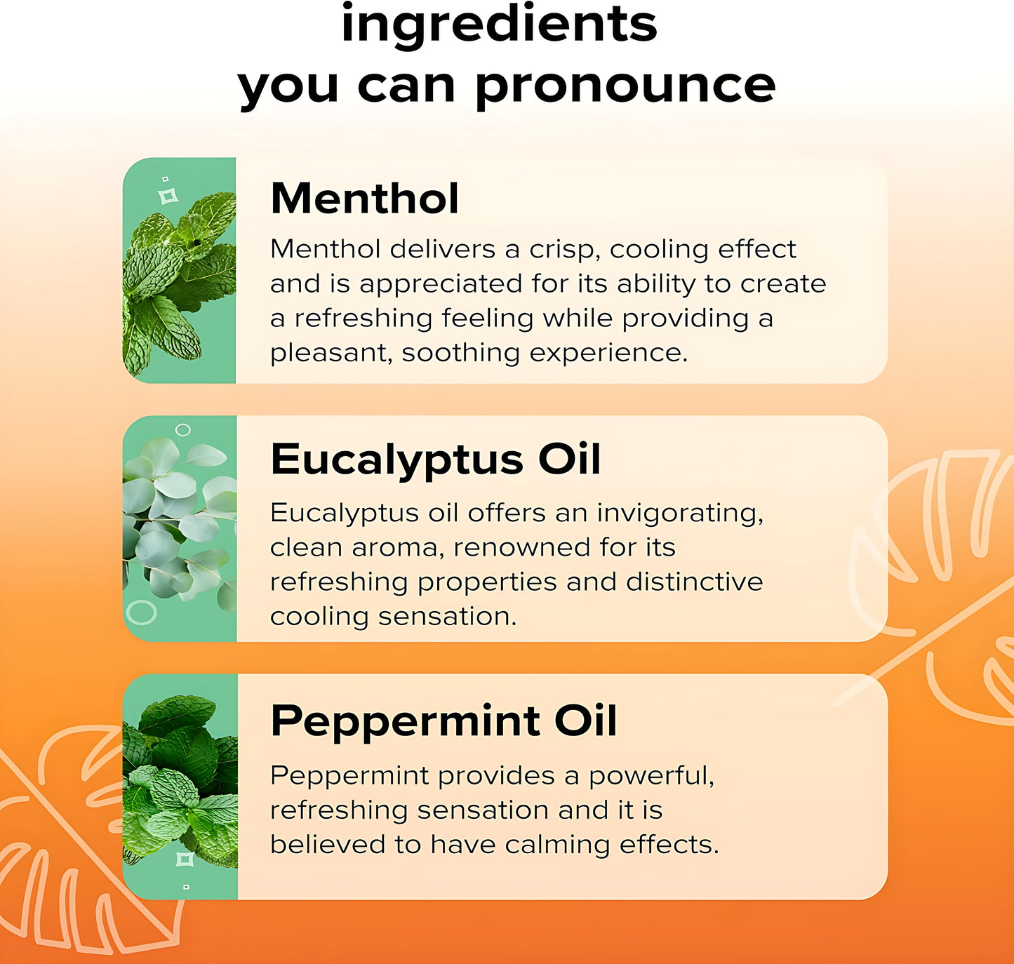Vapor Flow Technology | Cool Refreshing Sensation | Natural Mood Boost | Simple Ingredients | Essential Oils + Menthol Inhaler (Mint, Wintermint, Tropical, Spearmint)